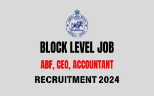 block level job in mayurbhanj